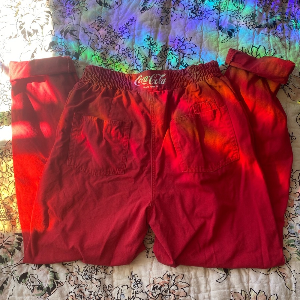 Coca Cola Red Cargo Pants